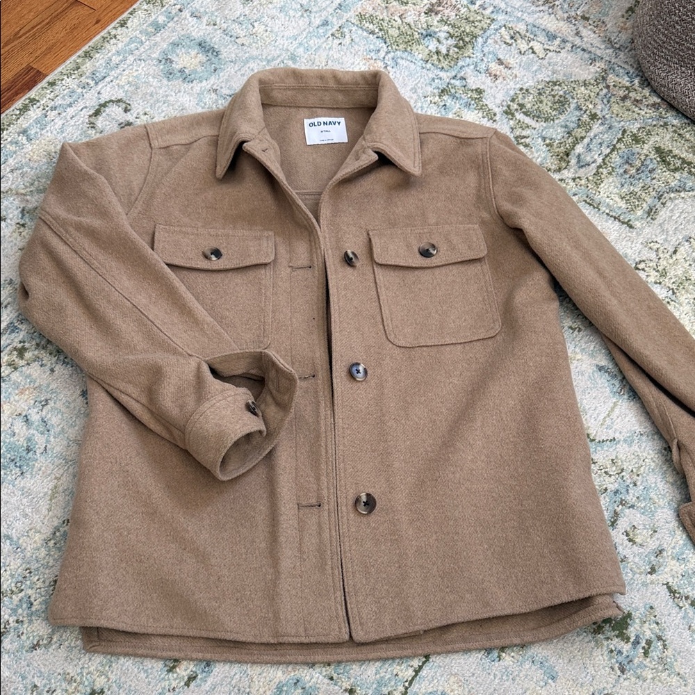 Old Navy Tan Shacket